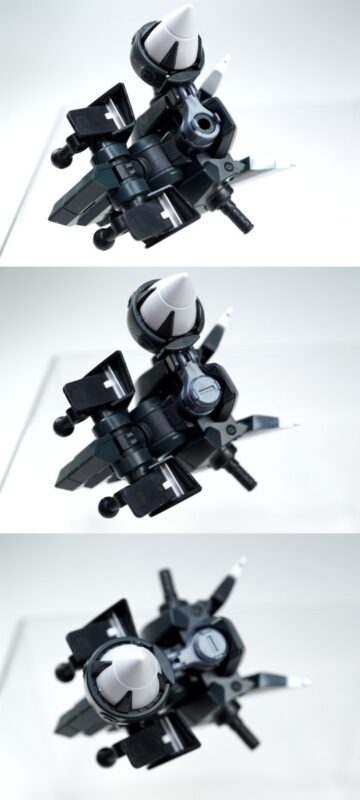 背中中央部に取り付け