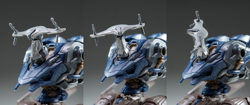 頭部は2箇所で可動