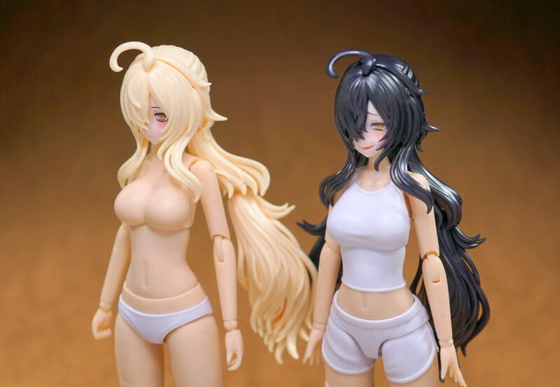 メガミデバイス頭部の装着アップ