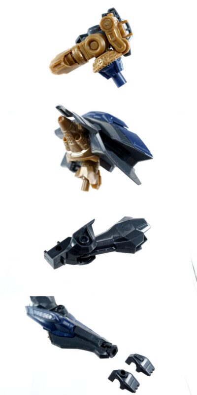 肩、上腕の組み立て。