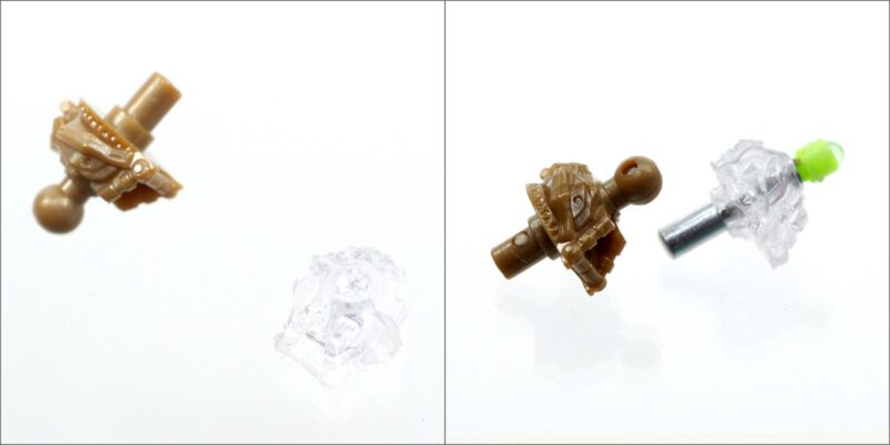 首パーツ造形の完成