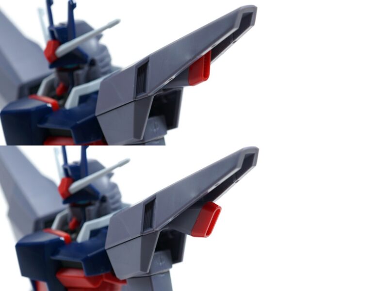 肩アーマーのスラスター可動