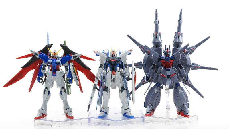 HGCE フリーダムガンダムも加えて。